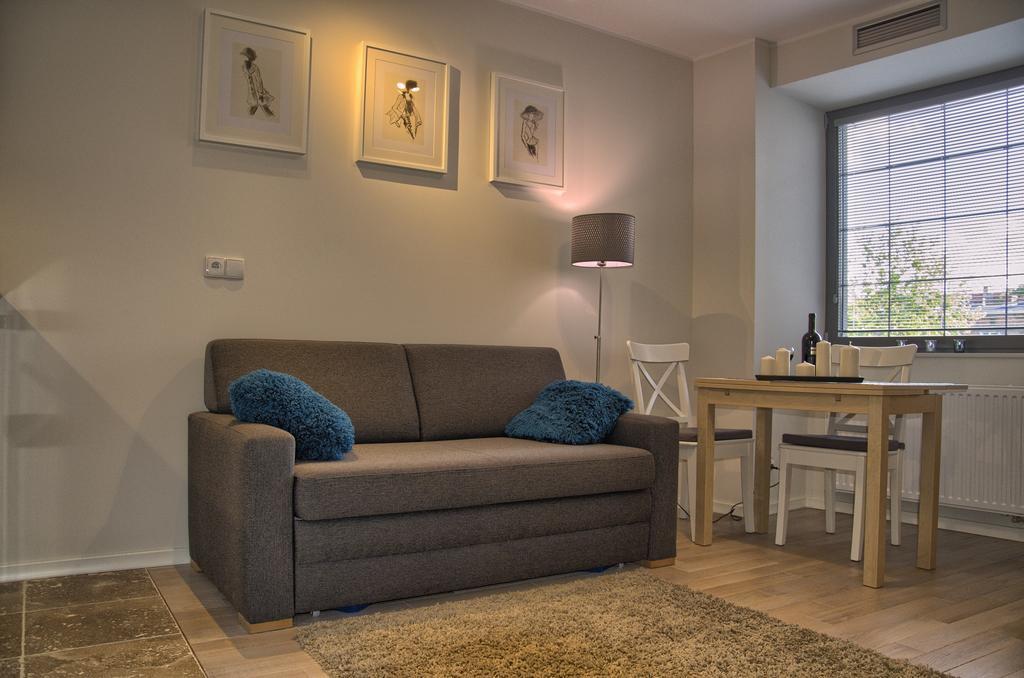 Tartaczna Deluxe Apartments Gdaňsk Pokoj fotografie